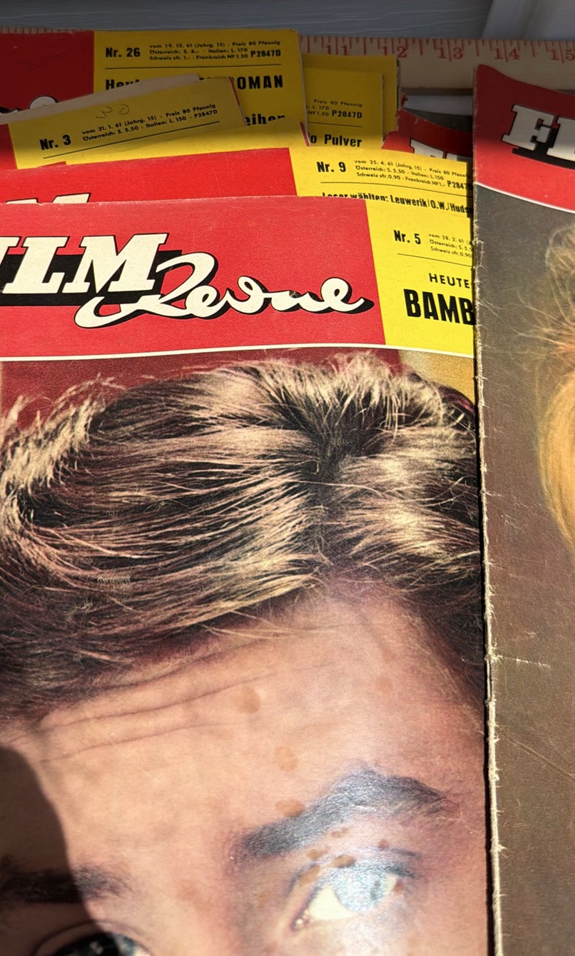 Vintage 1961 Film Revue German Magazines - Lot Of 25 - image 3 of 16
