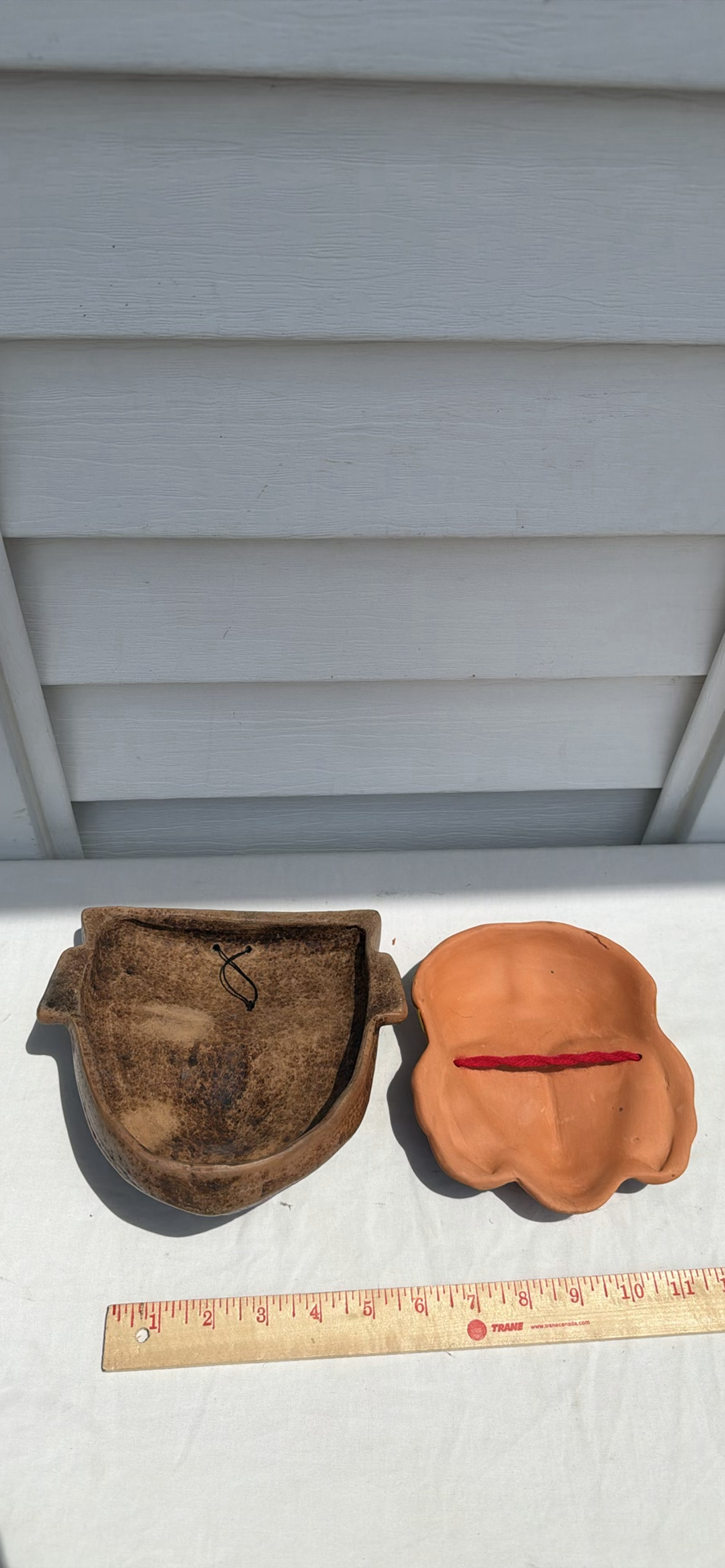 Two Decorative Ceramic Face Masks - image 5 of 5