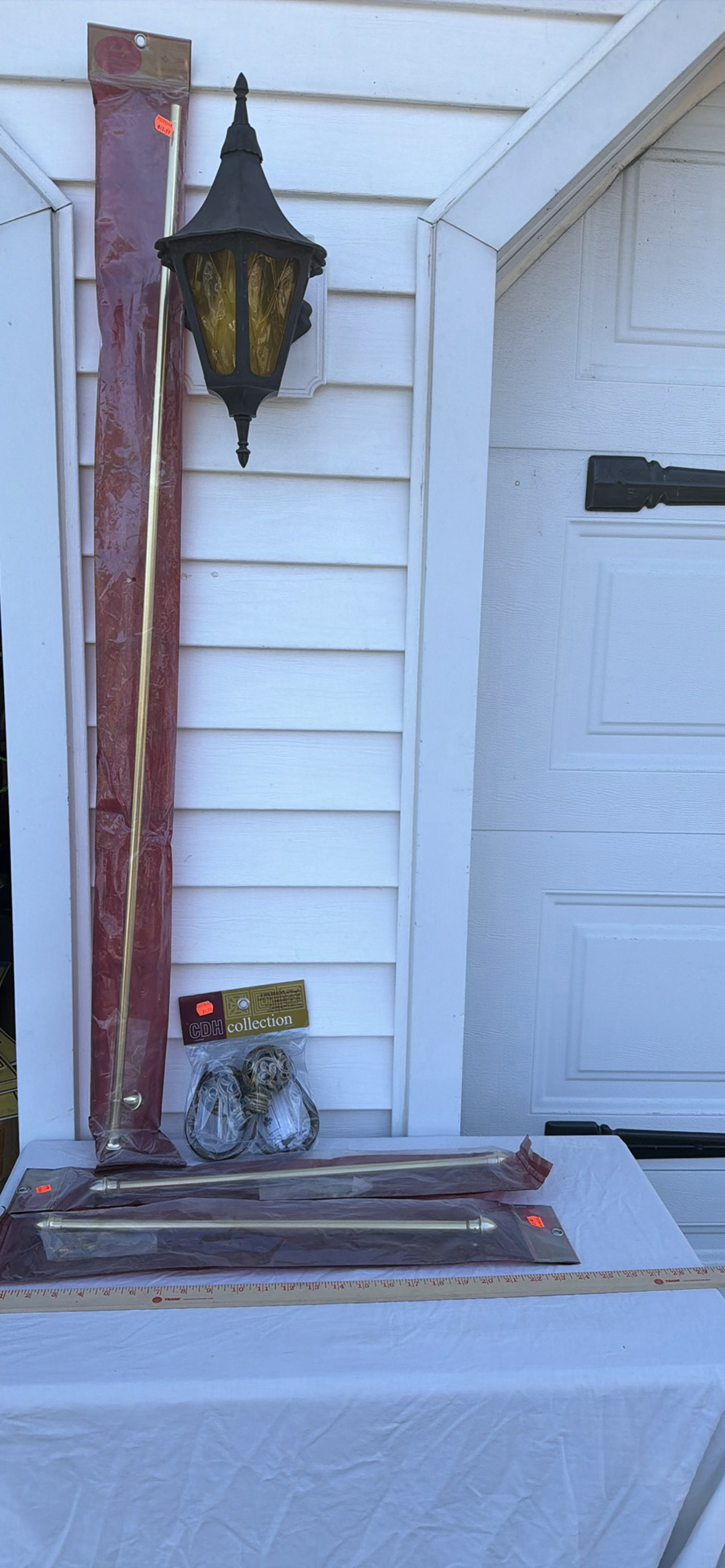 CDH Collection Brass Curtain Rods and Drapery Holdbacks - image 3 of 9