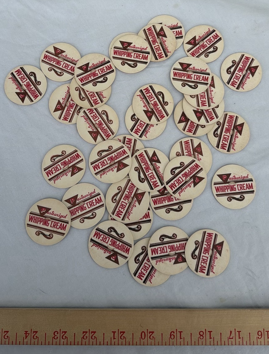 Pasteurized Whipping Cream Cardboard Bottle Caps - image 1 of 5