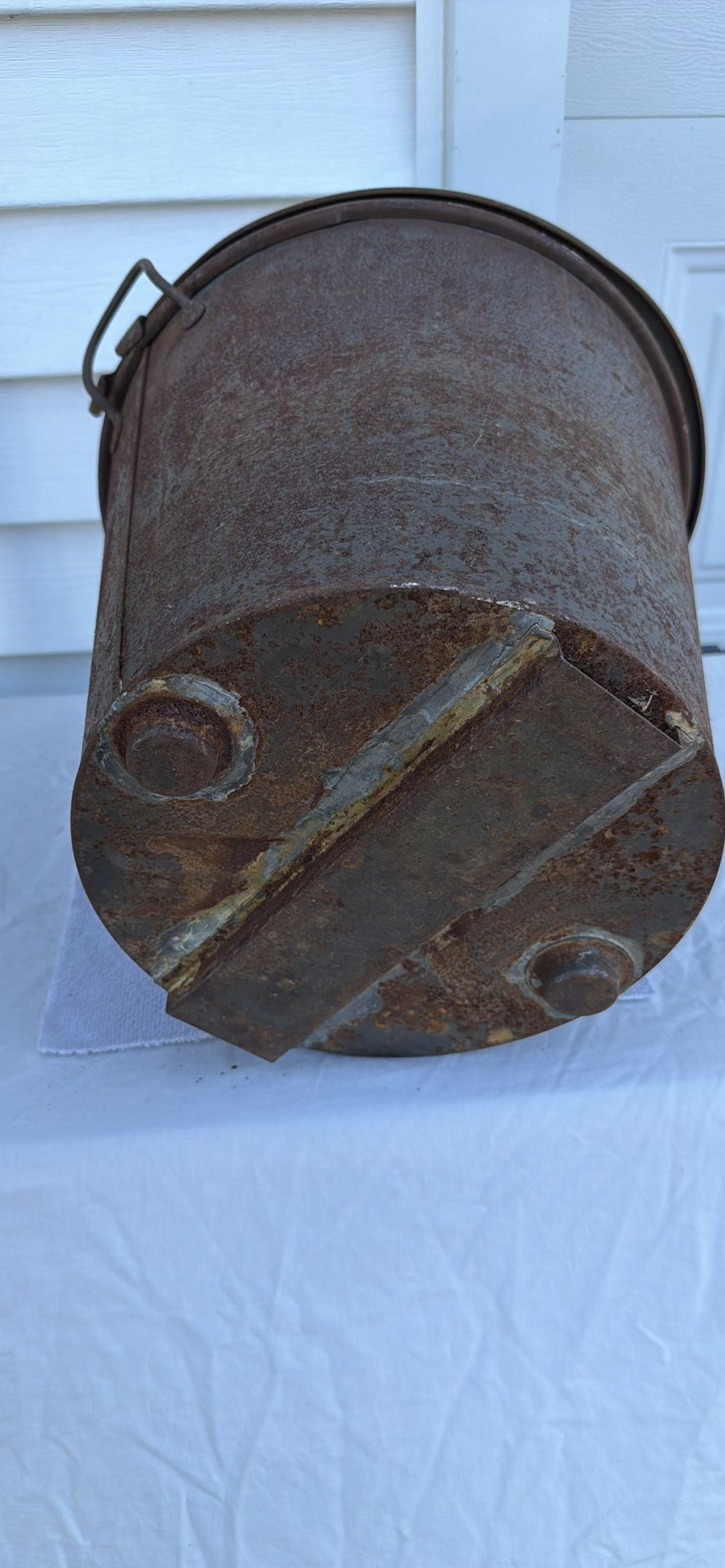 Antique No. 8 Universal Bread Maker Hand-Crank Mixing Bucket - image 12 of 13