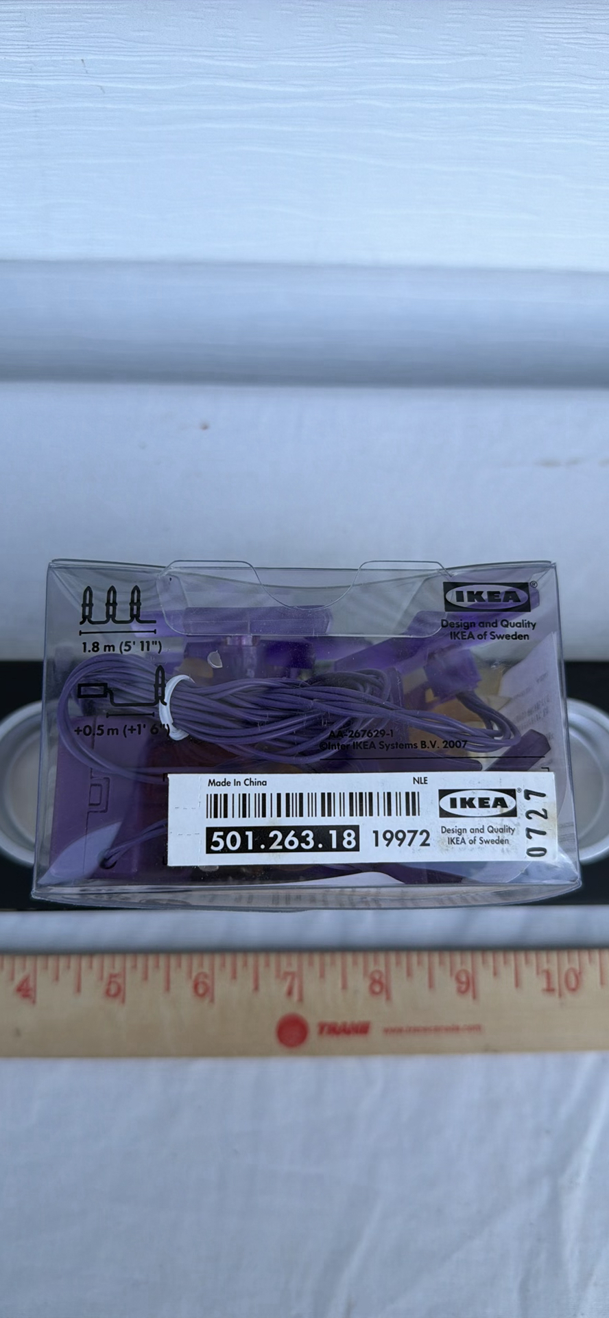 IKEA GLÄNSA STJÄRNA Star String Lights and Seven-Cup Candle Holder - image 4 of 10