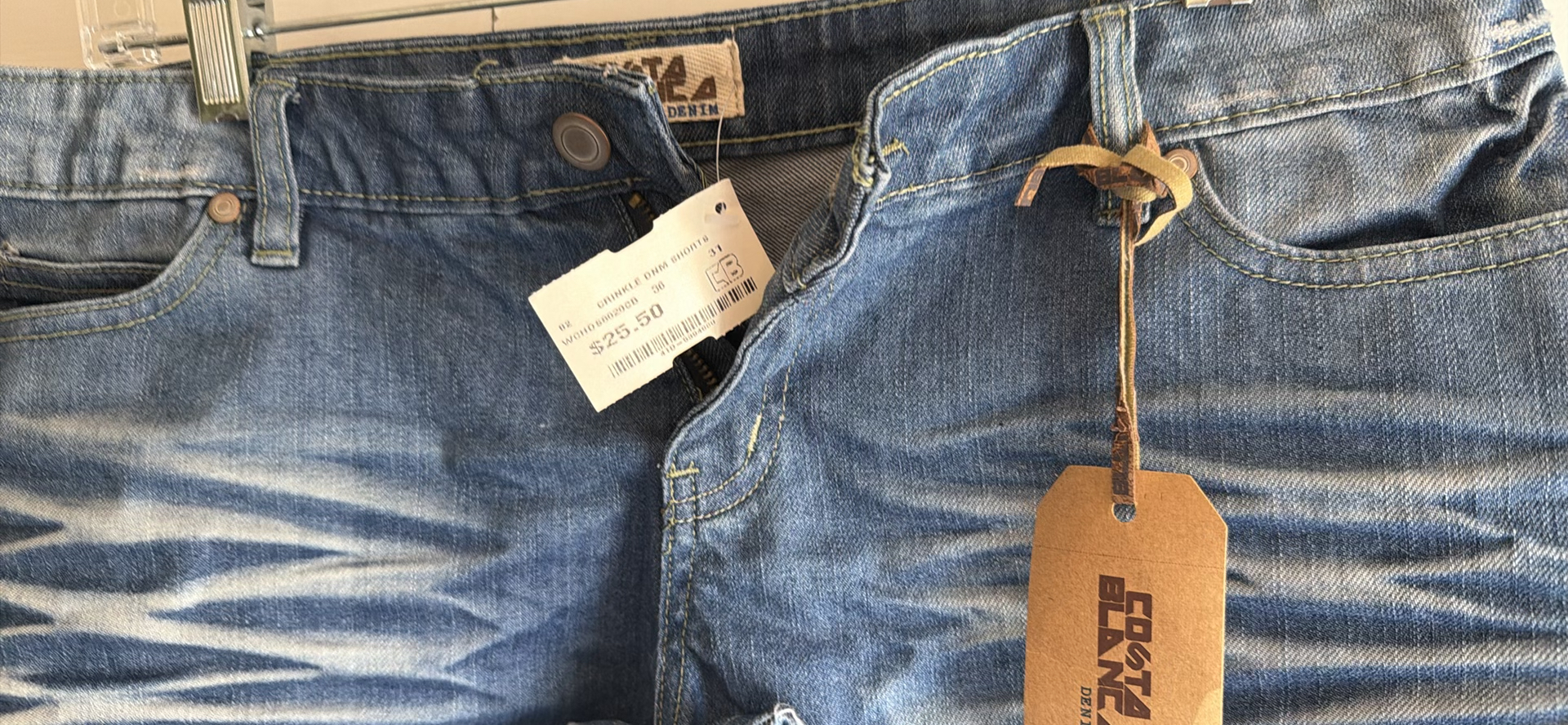 Costa Blanca Denim Shorts Size 31 - image 2 of 3
