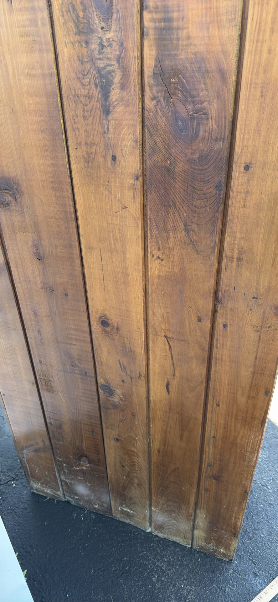 Antique Wooden Screen Door PIE SAFE with Wire Mesh - image 21 of 23