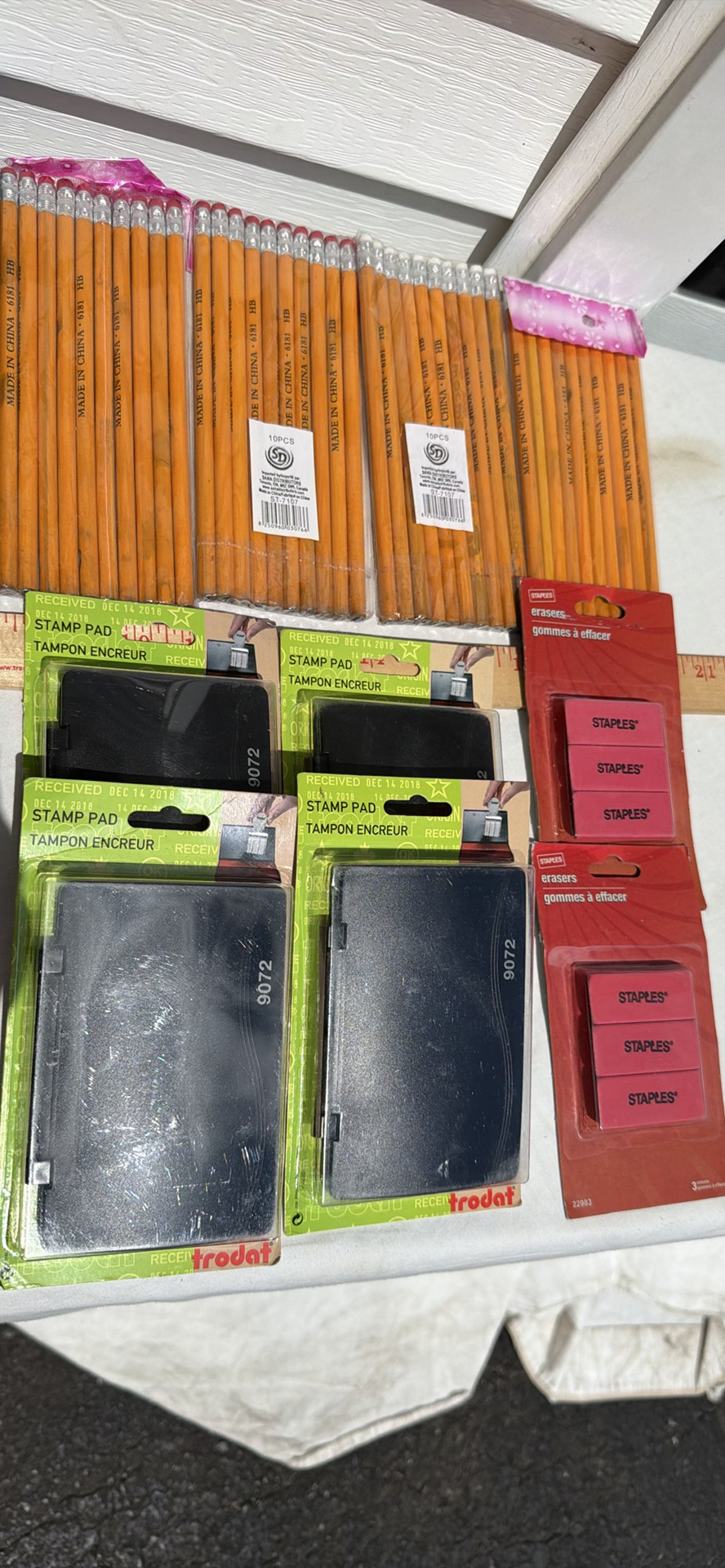 Office Forms, Pencils, Stamp Pads, and Erasers - image 3 of 12