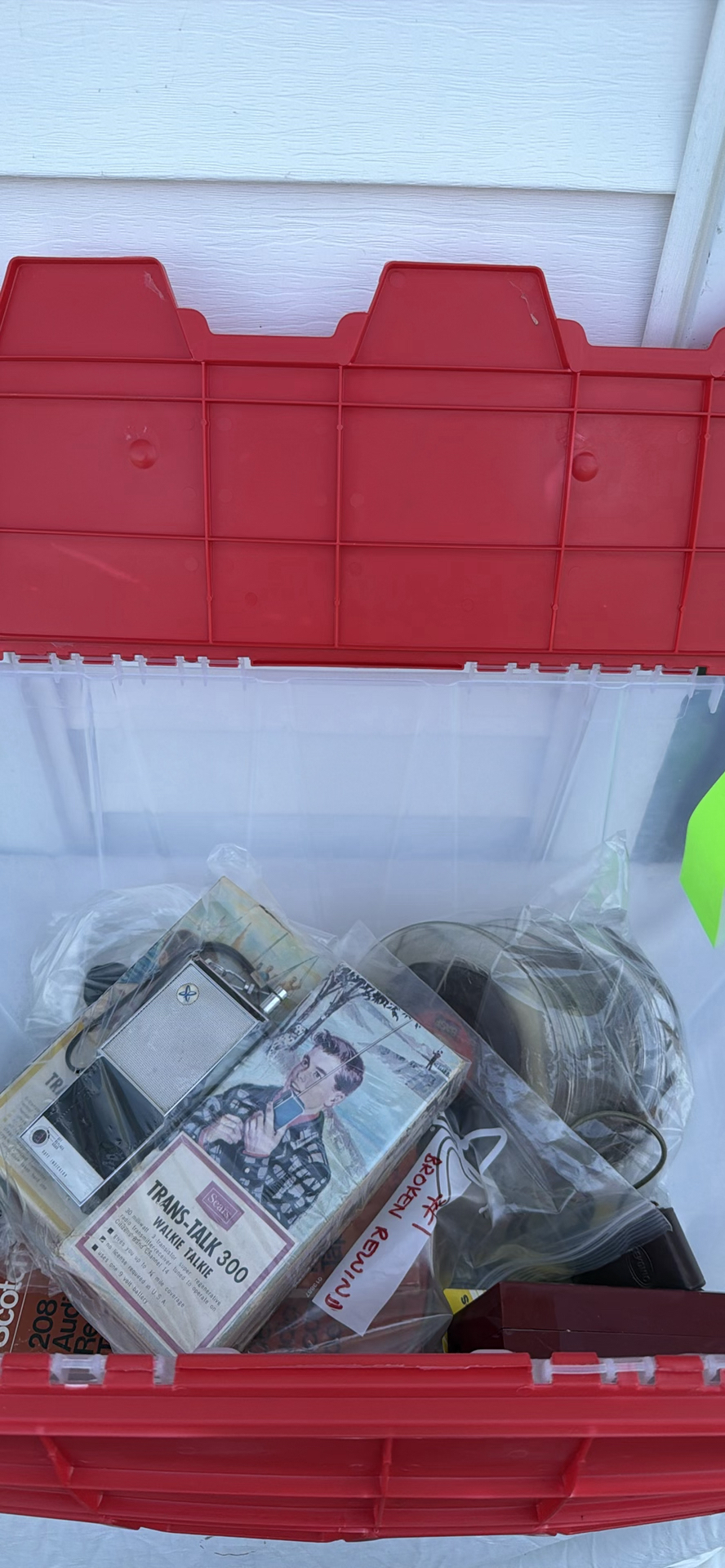 TOTE LOT Incl. Sears Trans-Talk 300 Walkie Talkie Set and Accessories - image 9 of 22