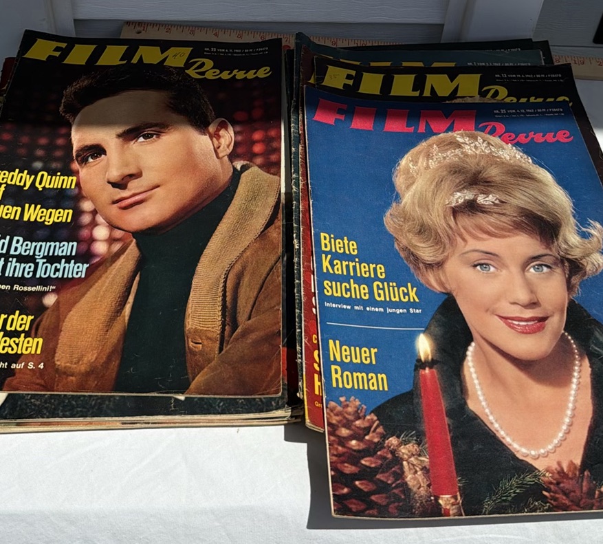 Vintage 1962 FILM Revue German Magazines - Lot Of 18 - image 1 of 12