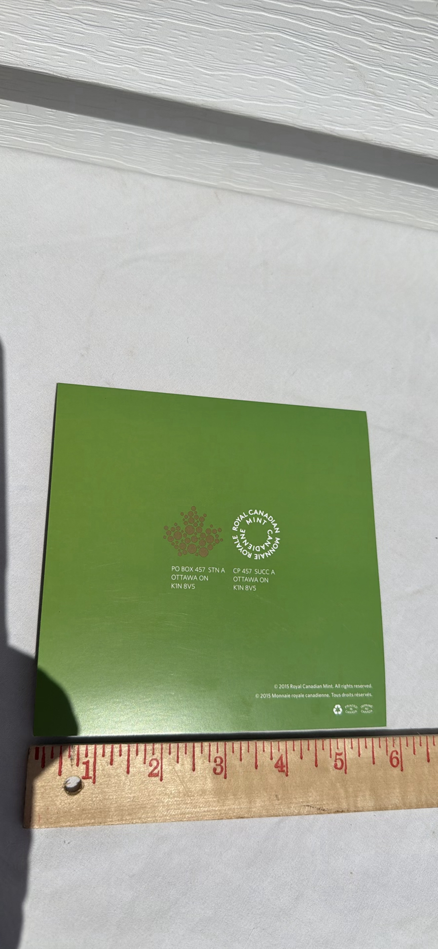 Royal Canadian Mint 2015 Canada $25 Fine Silver Coin with Presentation Folder - image 2 of 10
