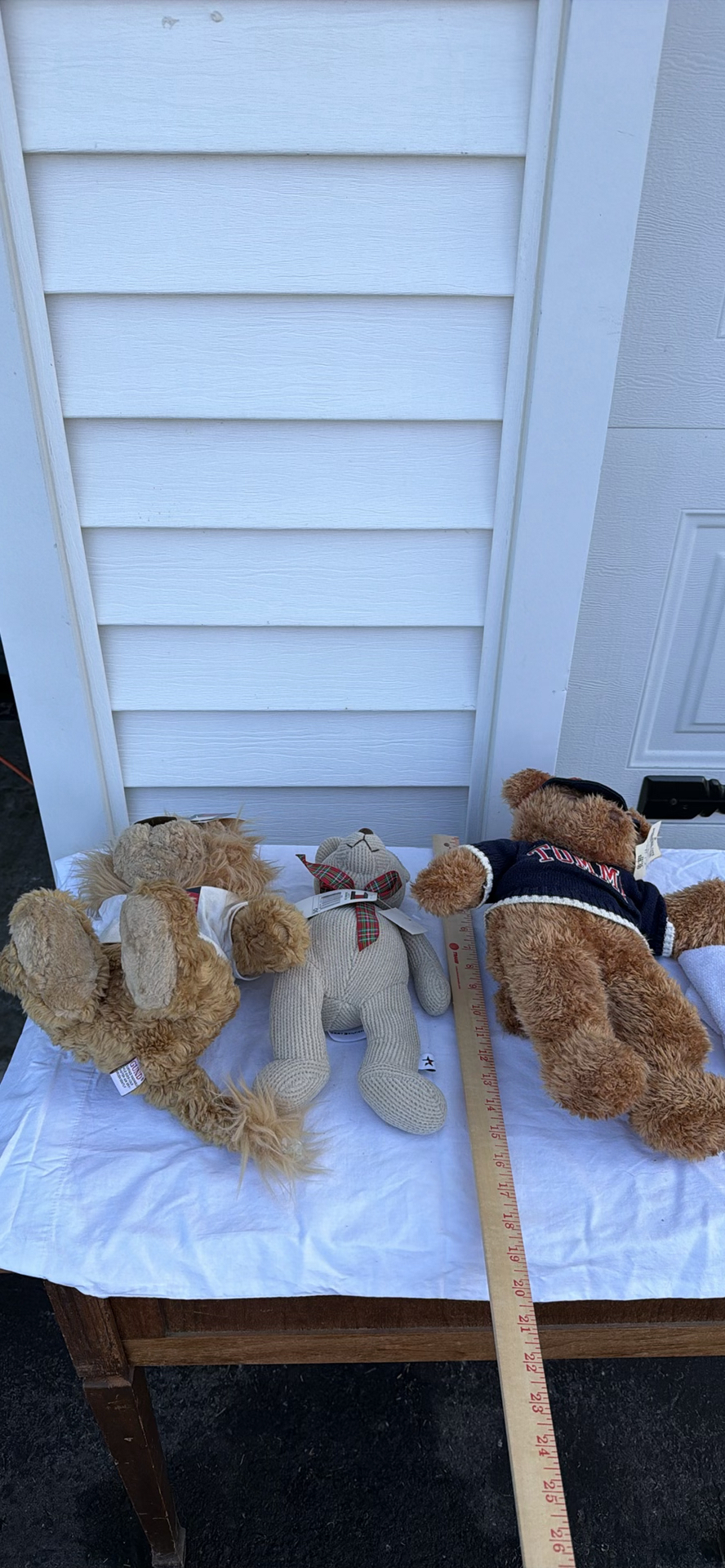 Two Tommy Hilfiger Stuffed Teddy Bears And One Tommy Hilfiger Stuffed Lion (Gund) - image 4 of 4