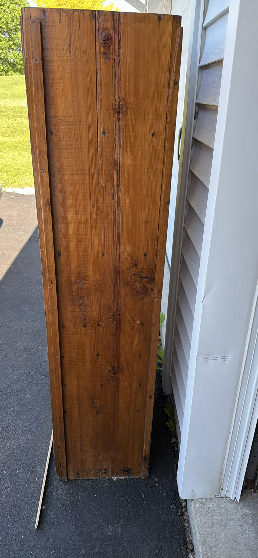 Antique Wooden Screen Door PIE SAFE with Wire Mesh - image 10 of 23