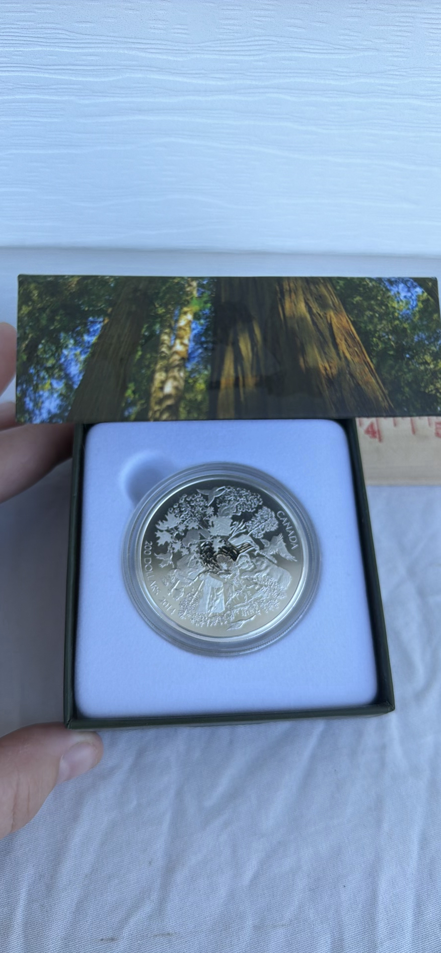 Royal Canadian Mint $200 Silver Coin in Presentation Box 2014 - image 11 of 15