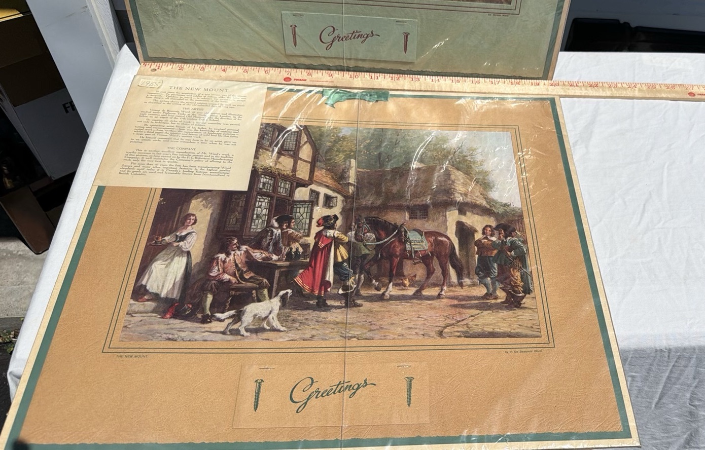 Two Vintage Calendar Art Prints by Vernon Ward - image 6 of 8
