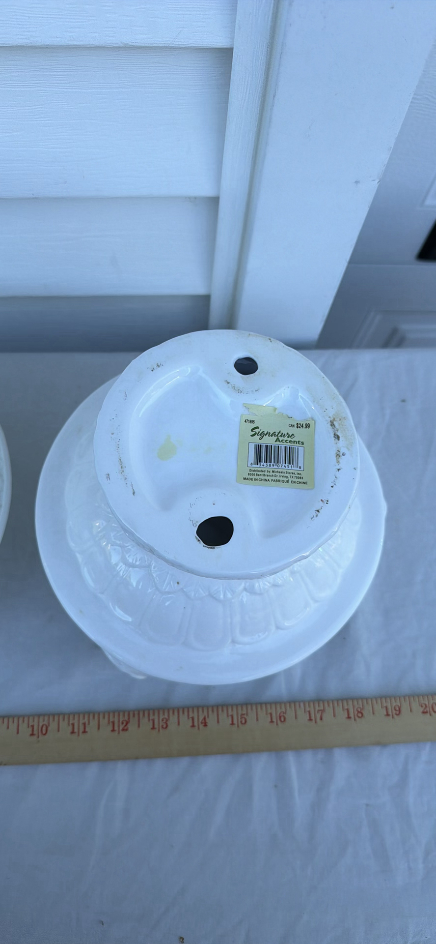 Bombay Three-Tier Serving Stand and Bird-Decorated Pedestal Bowl - image 8 of 9