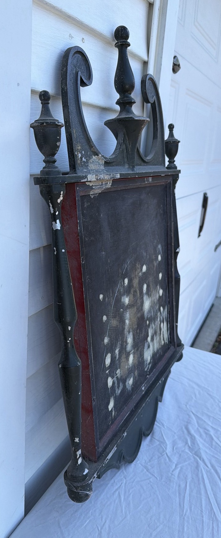 Heavy Antique Ornate Wall-Mounted Framed Panel - image 5 of 6