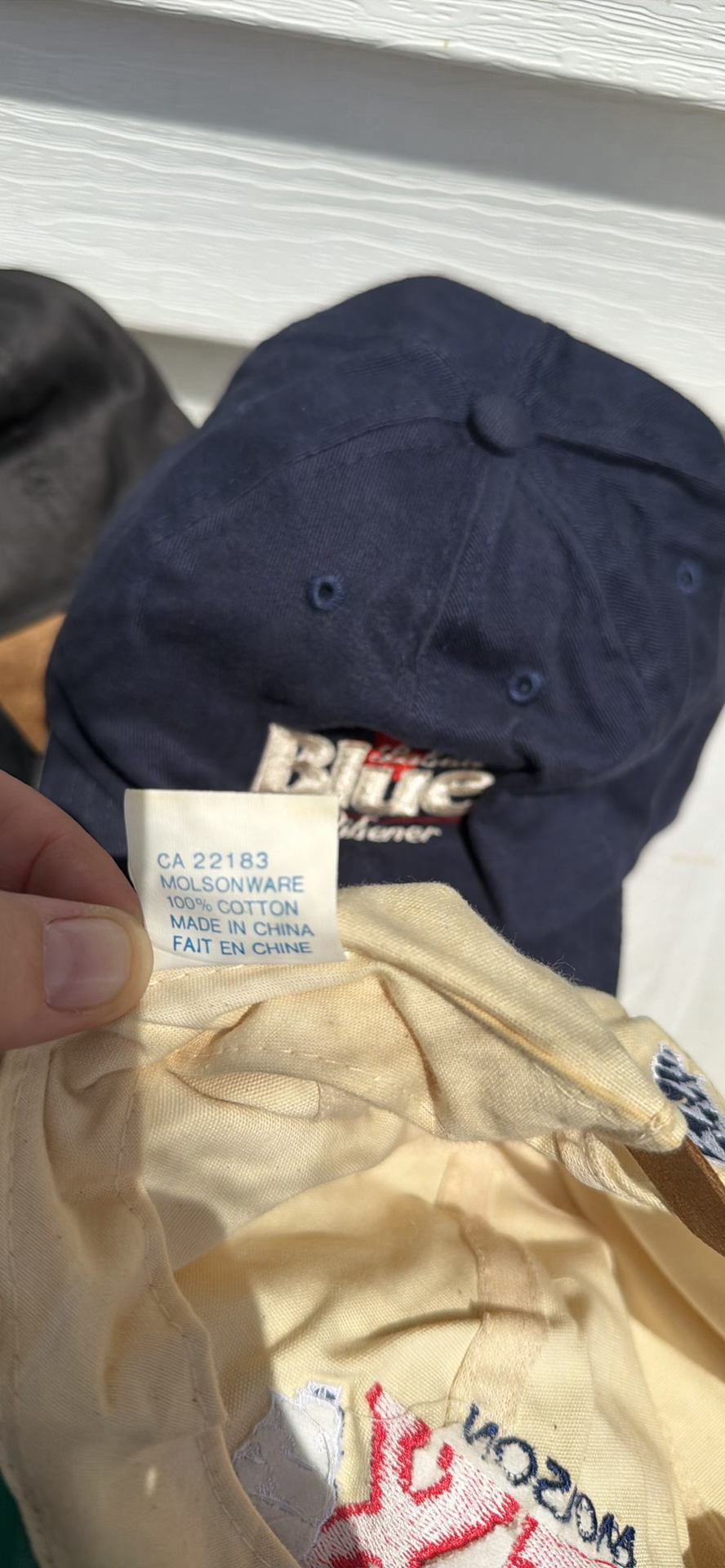 Four Beer-Branded Baseball Caps - Miller, Molson, etc. - image 4 of 10