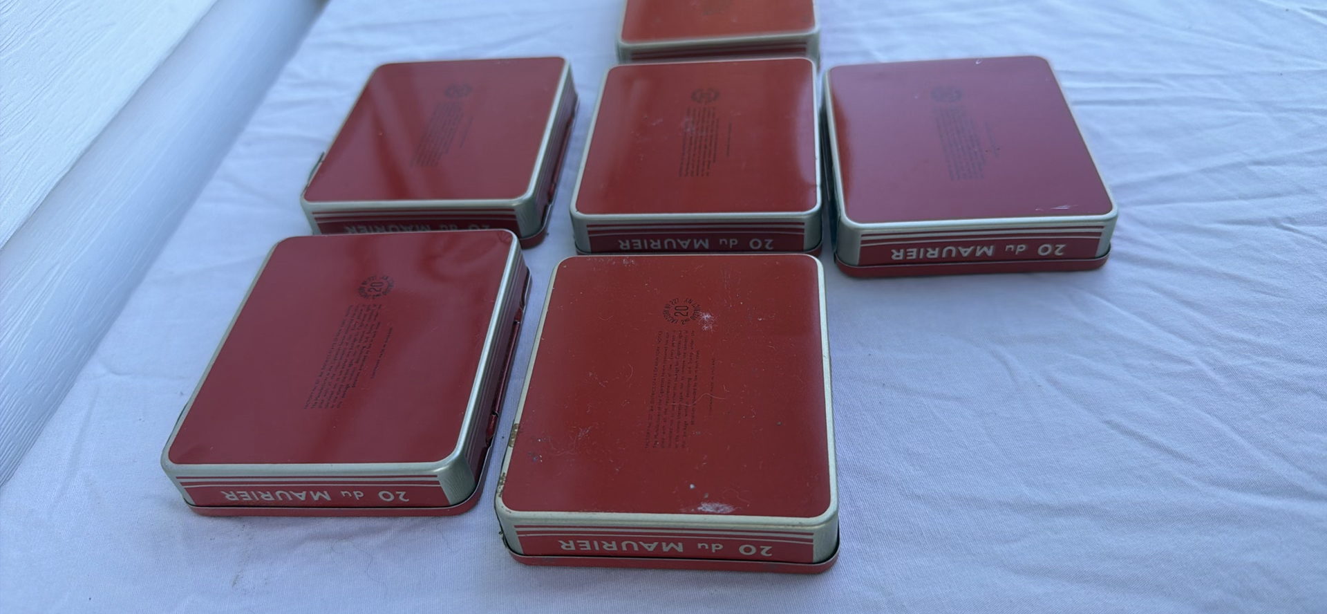 Six Vintage du Maurier Cigarette Tins - image 6 of 6