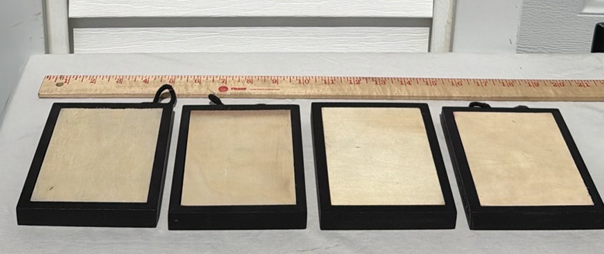 Set of Four Framed Mask Artwork Pieces - image 4 of 4