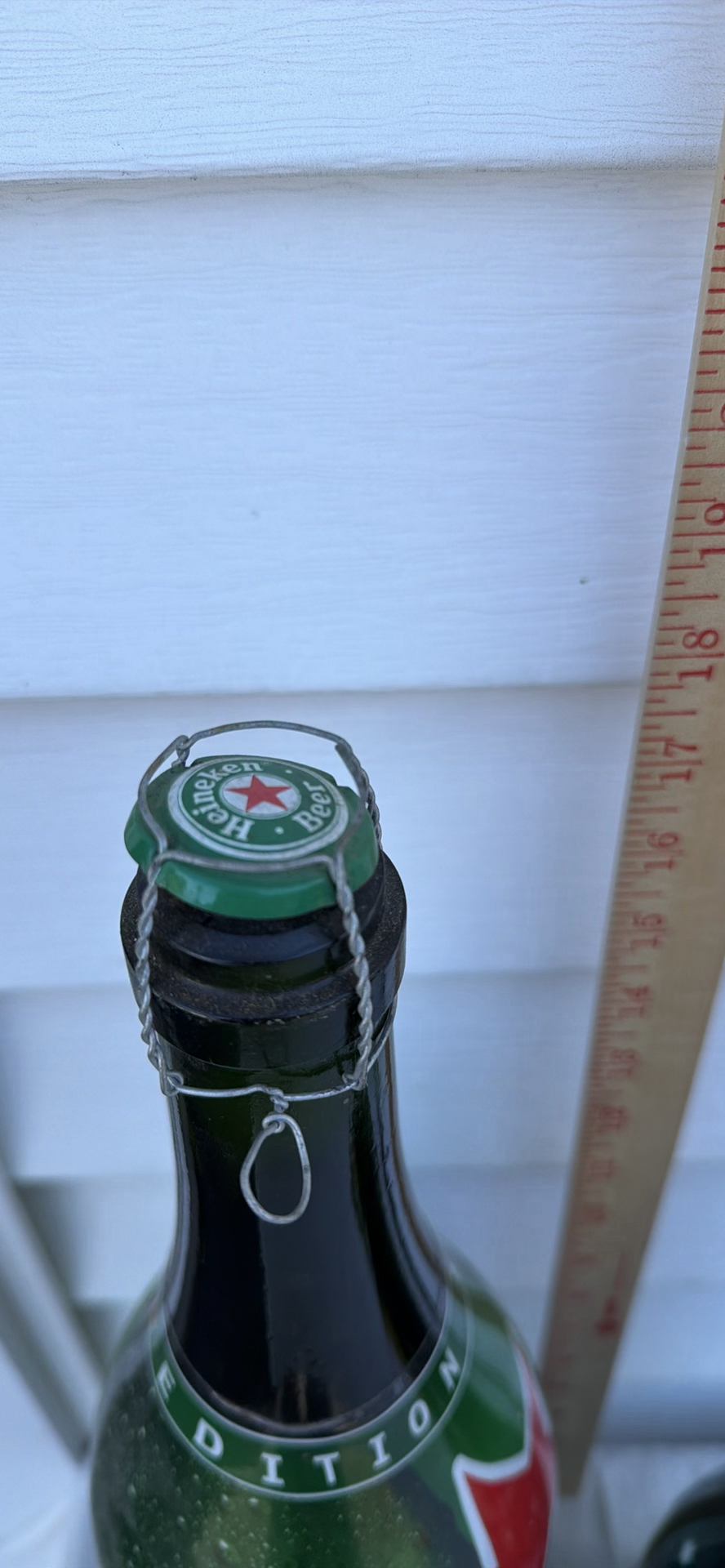Two Large-Format Heineken Beer Bottles - image 3 of 8
