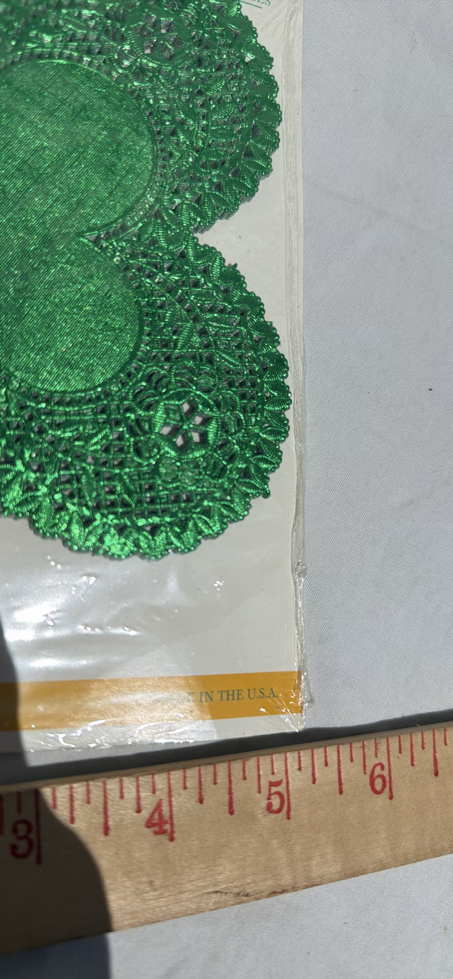 St. Patrick’s Day Leprechaun Decorations, Shamrock Lace Doilies, Shamrock Stickers, and Green Hats - image 9 of 11