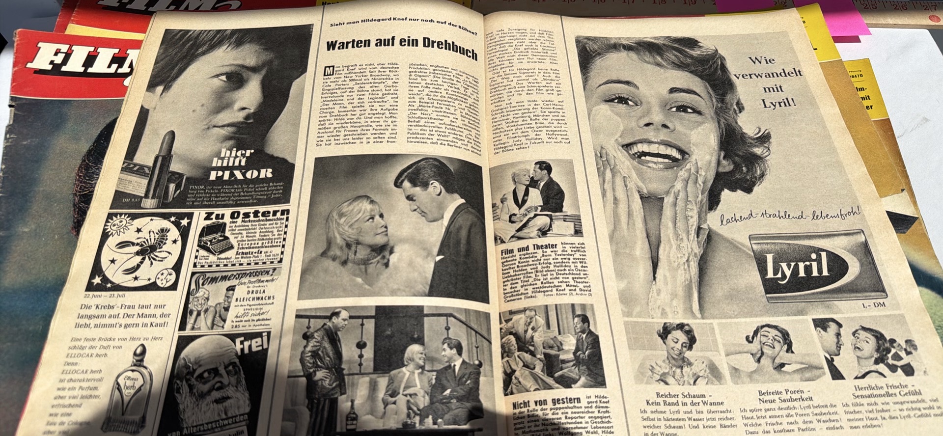 Vintage 1961 Film Revue German Magazines - Lot Of 25 - image 10 of 16
