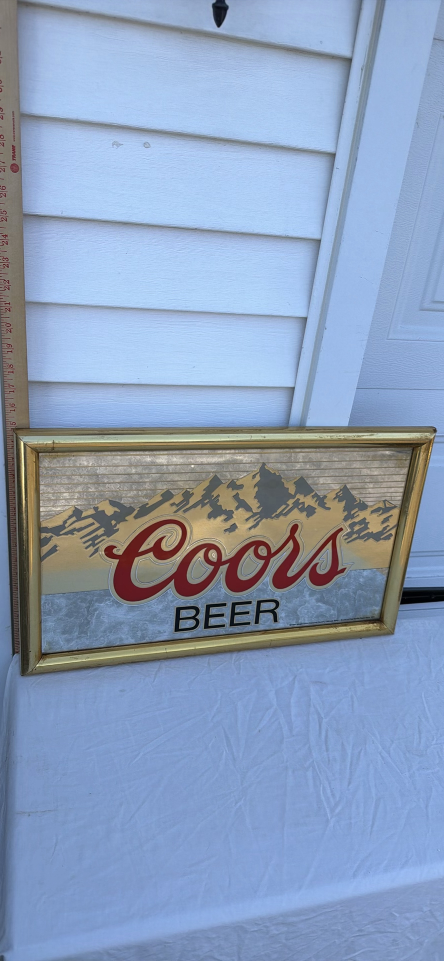 Vintage 1988 Framed Coors Beer Sign - image 1 of 7
