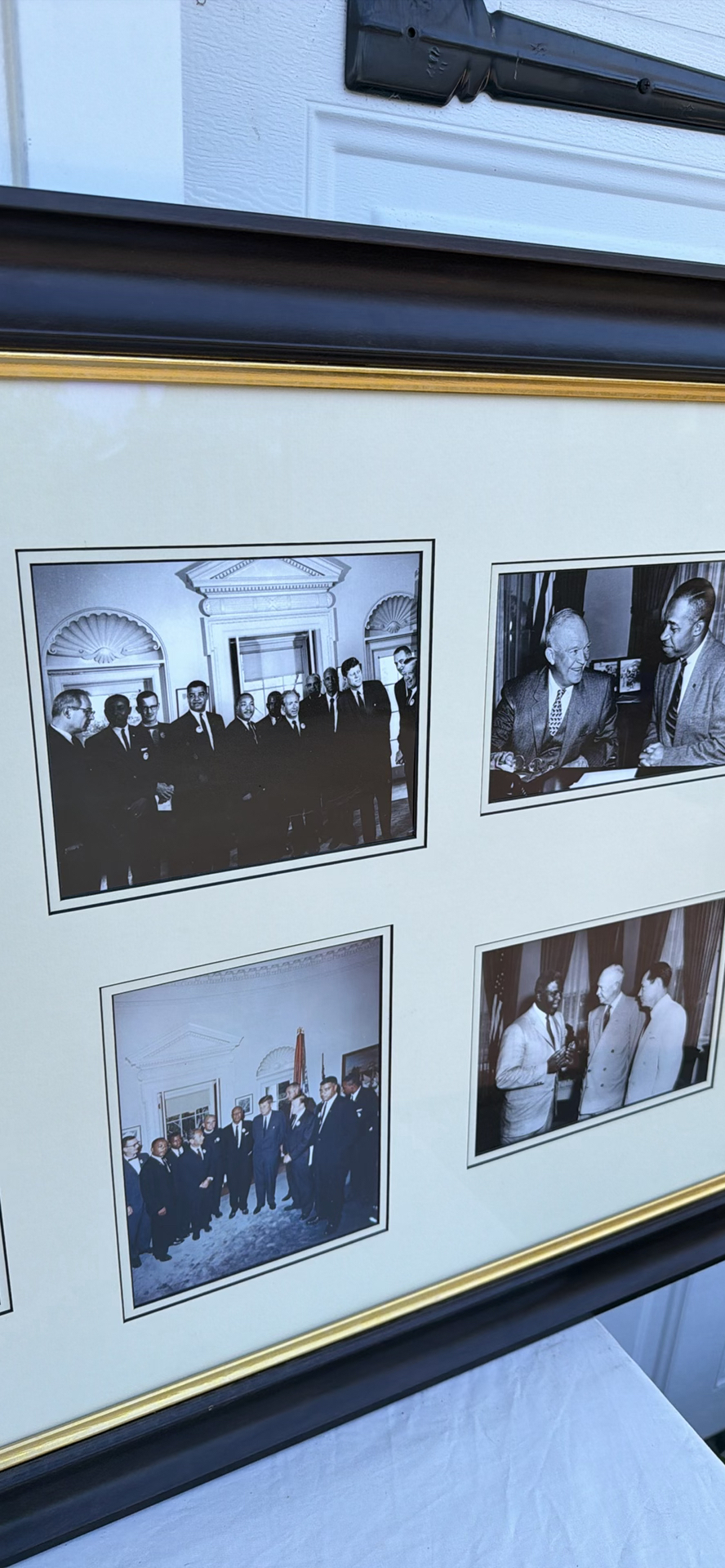 Three Framed White House President Photo Collage Artworks Regan, Bush - image 10 of 20