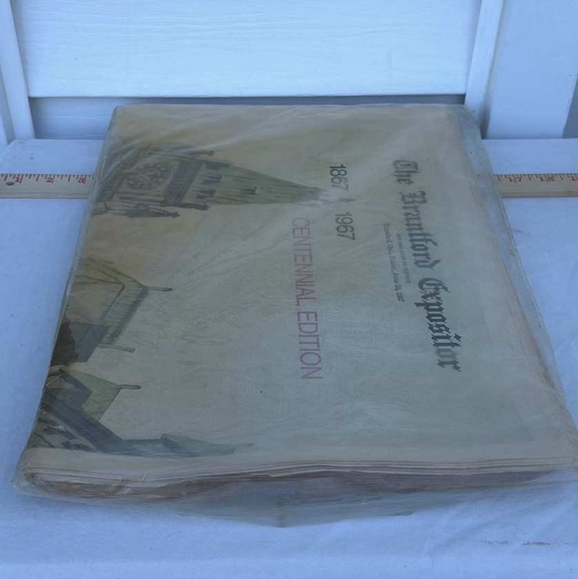 The 1967 Brantford Expositor Centennial Edition Newspaper - image 5 of 6