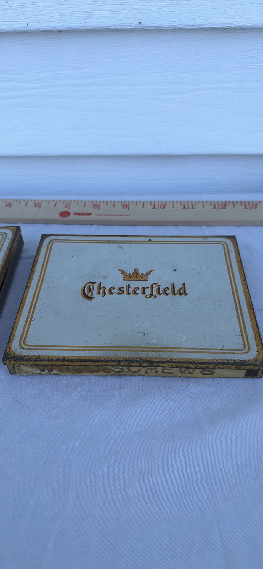 Two Vintage Chesterfield Cigarette Metal Tins - image 3 of 6