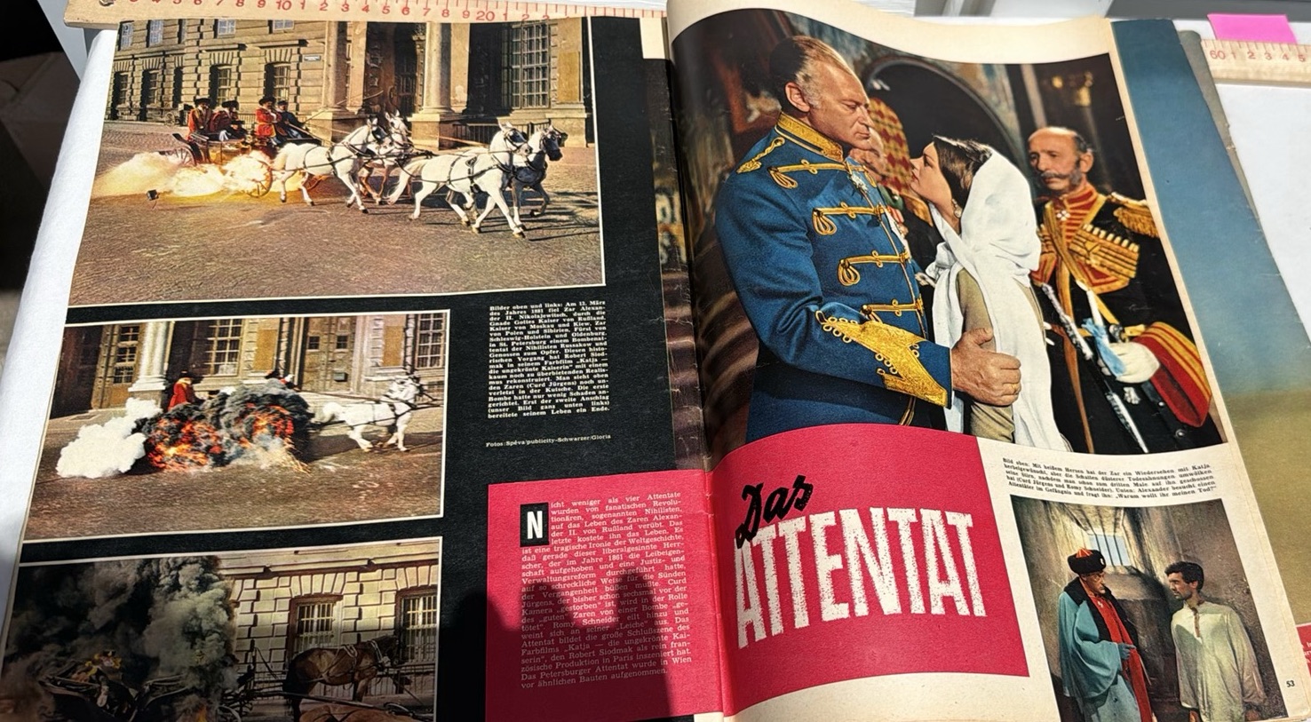 Vintage 1959 Film Revue German Magazines - Lot Of 4 - image 7 of 16