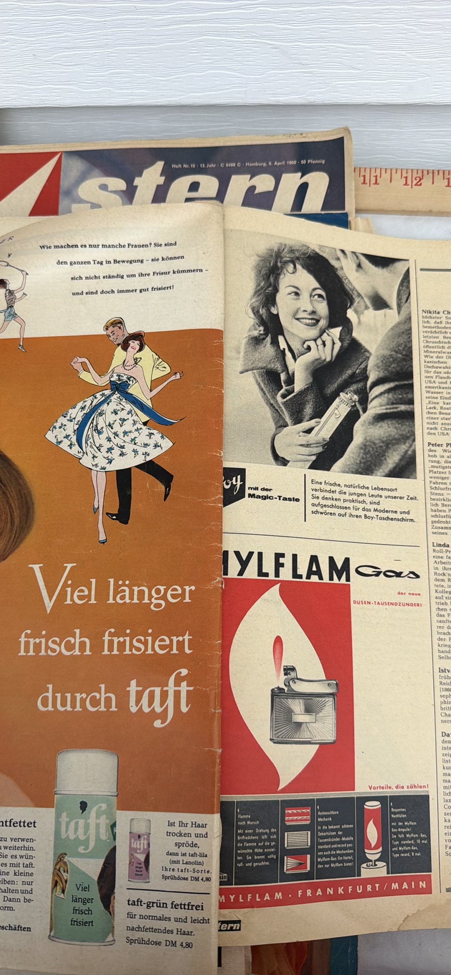 Vintage 1960 Stern German Magazines - Lot of 10 - image 7 of 17