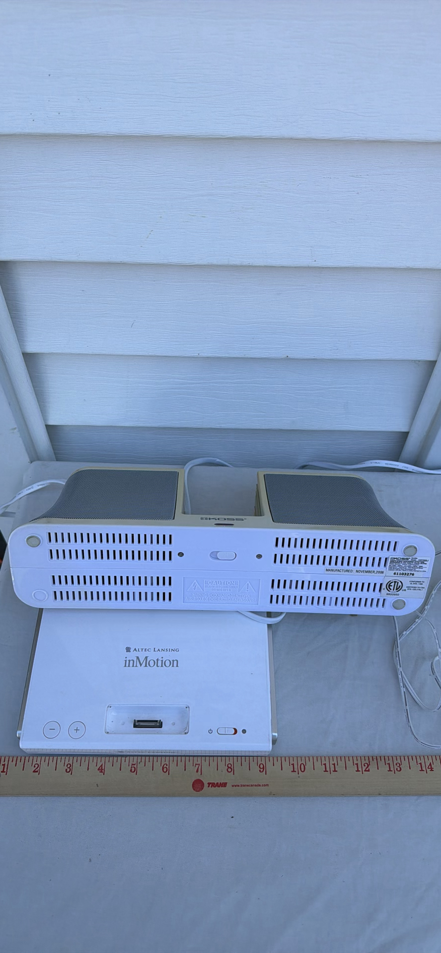 Koss iPod Dock Speaker System and Altec Lansing inMotion Speaker Dock - image 10 of 12