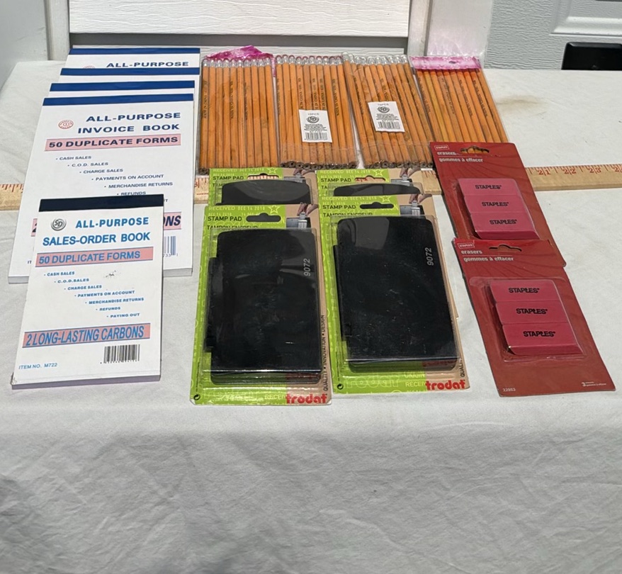 Office Forms, Pencils, Stamp Pads, and Erasers - image 2 of 12