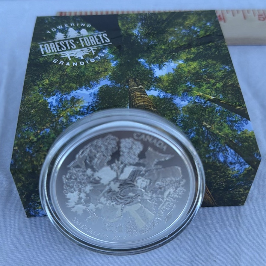 Royal Canadian Mint $200 Silver Coin in Presentation Box 2014 - image 15 of 15