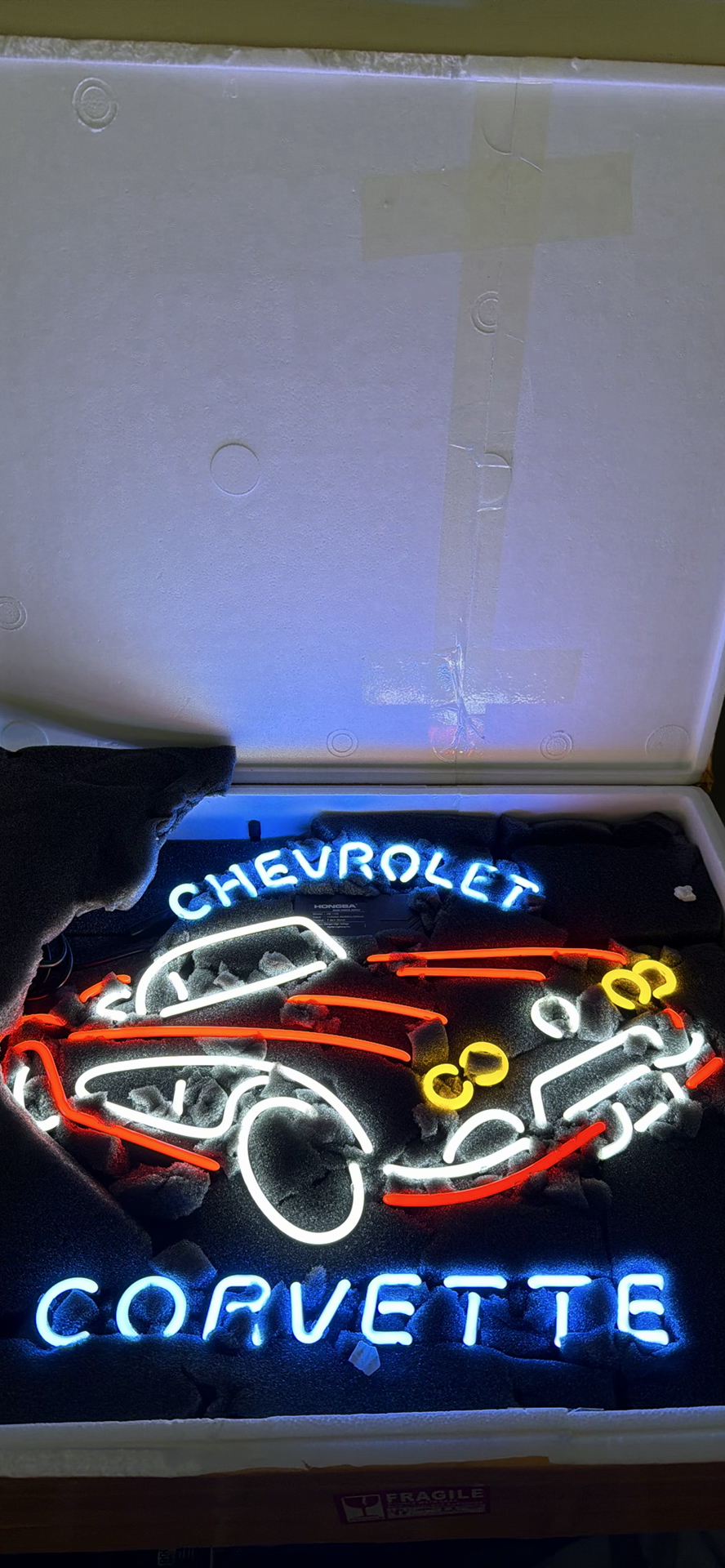 Retro Chevrolet Corvette Light Up Neon Sign - image 17 of 20