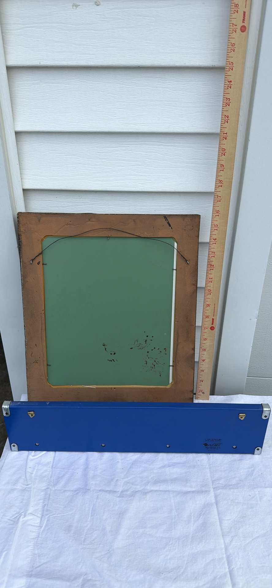 Vintage Framed Pepsi-Cola Sign and Modern Bottle Cap Display Rack - image 2 of 2