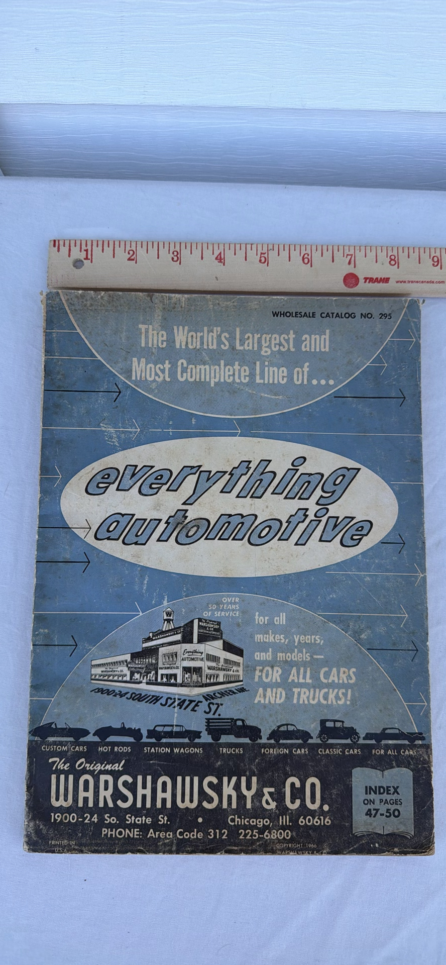 Vintage Warshawsky & Co. Everything Automotive Catalog - image 1 of 10