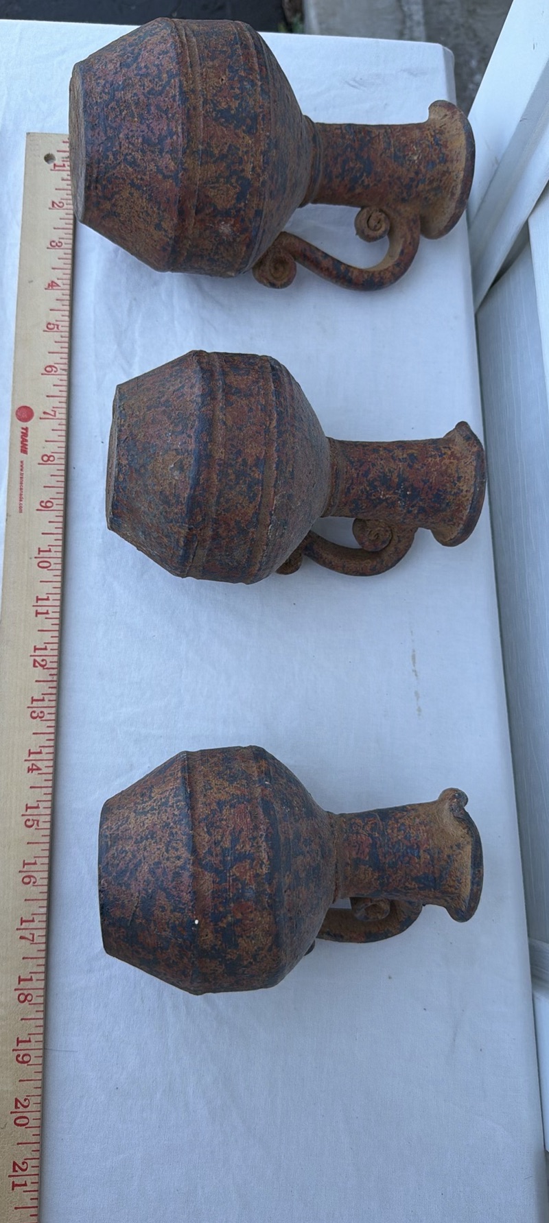 Three Handled Clay Jugs - image 5 of 7