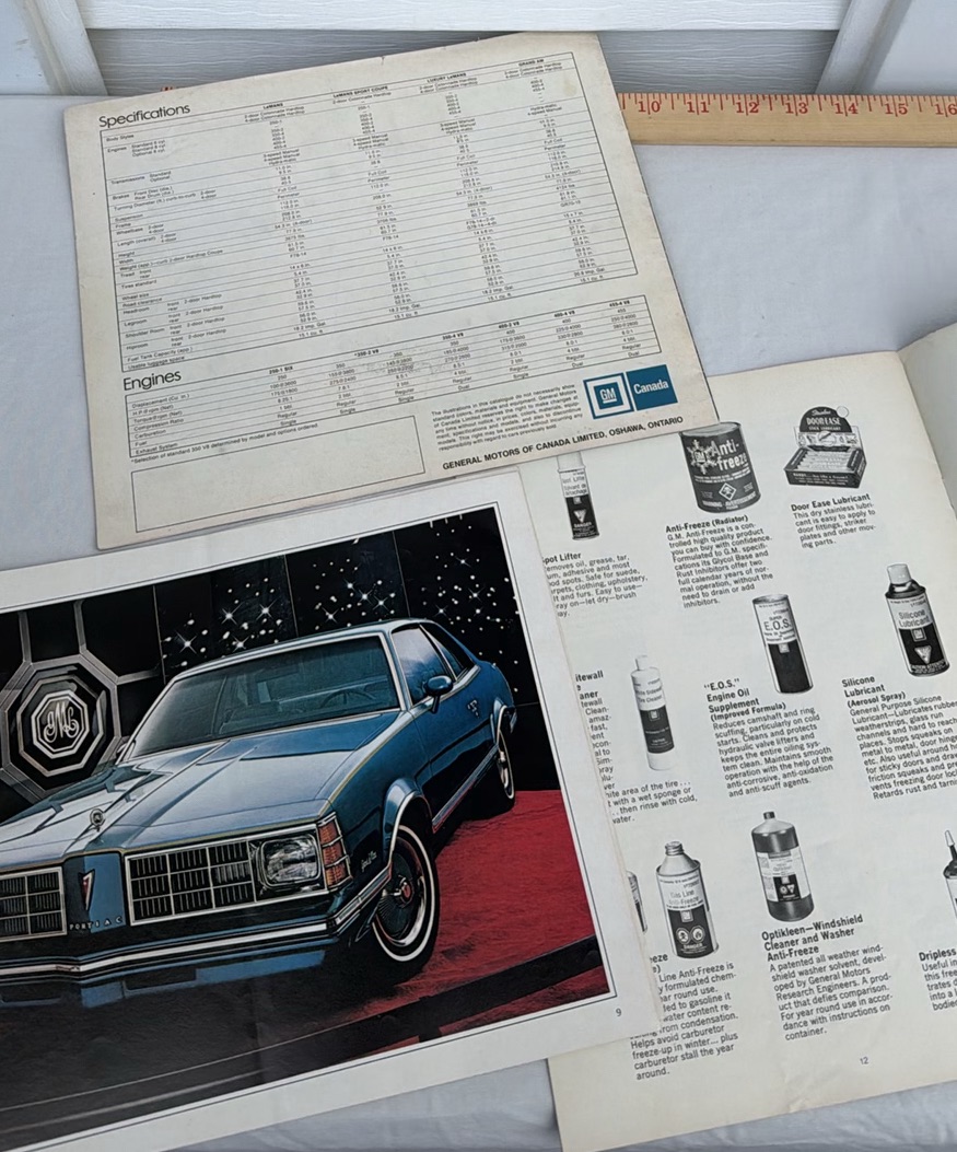 Pontiac LeMans and Grand Am Automotive Brochures - image 7 of 7