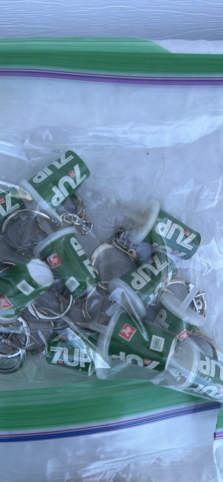 Assorted Miniature Soda Can Keychains - Pepsi, 7UP, Molson Canadian - image 3 of 6