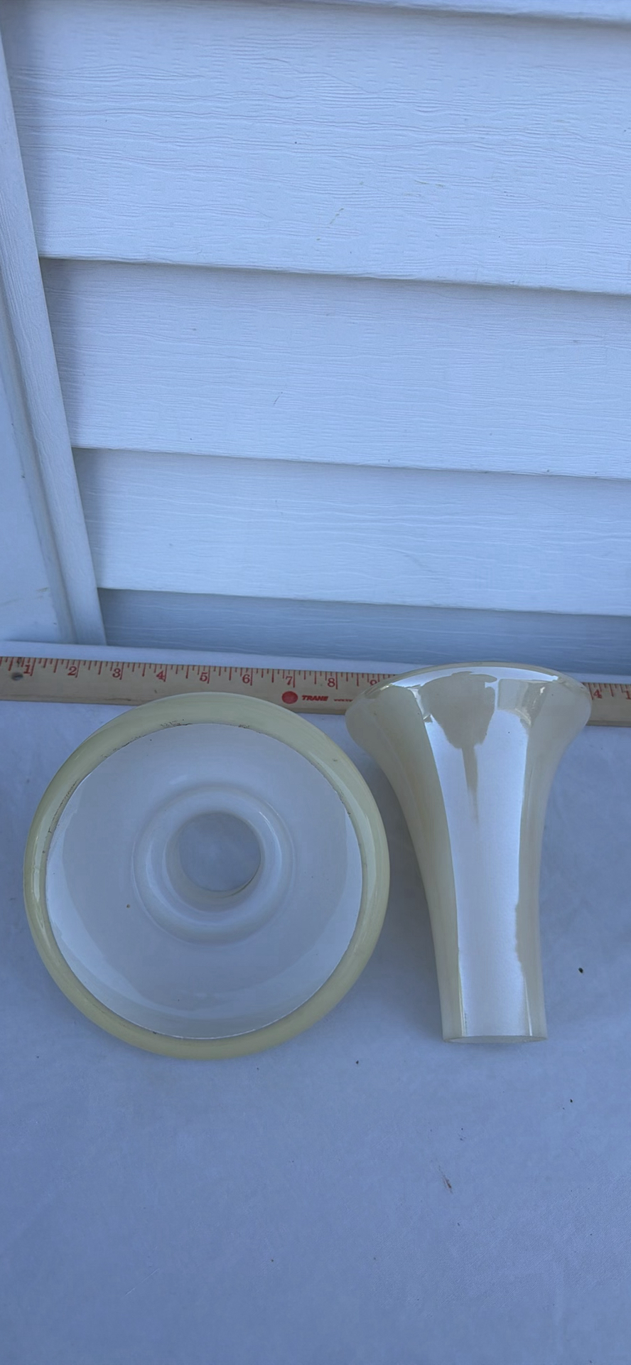 Vintage Assorted Lamp Shades and Lighting Components - image 9 of 14