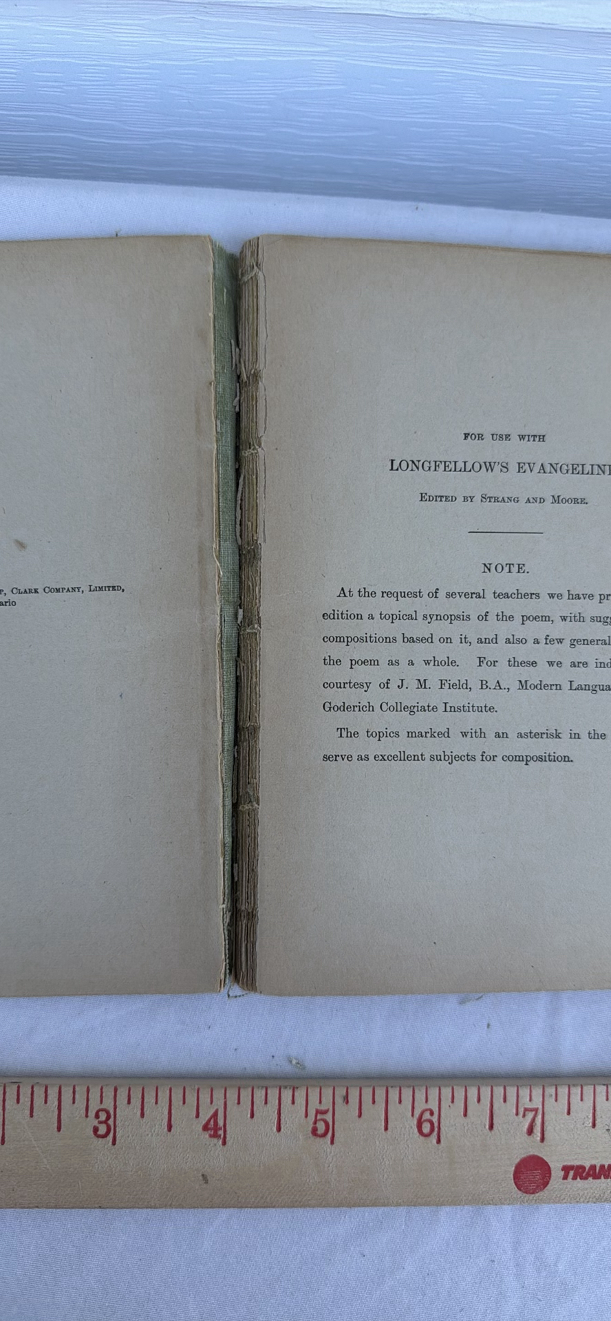 Two Antique Copp Clark Literature Series Books - 1915 And 1927 - image 6 of 8