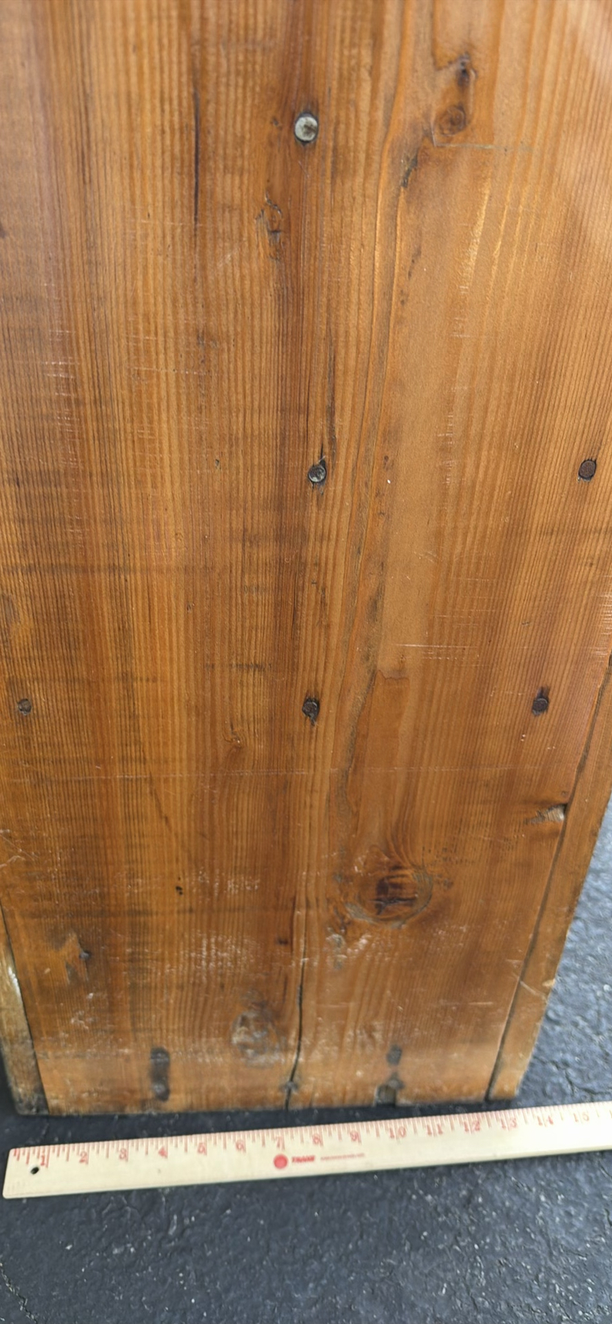 Antique Wooden Screen Door PIE SAFE with Wire Mesh - image 12 of 23
