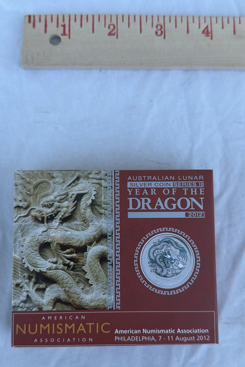 Perth Mint Australian Lunar Silver Coin Series II Year of the Dragon 2012 Set - image 3 of 9