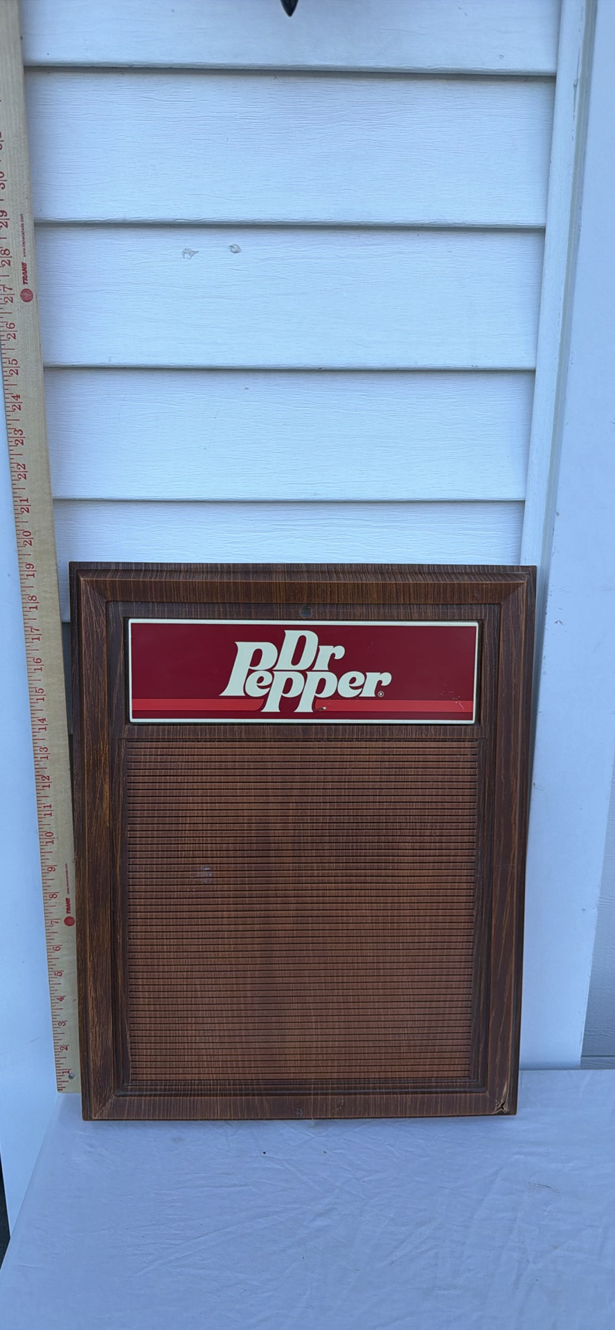 Vintage Dr Pepper Framed Advertising Sign - image 1 of 6