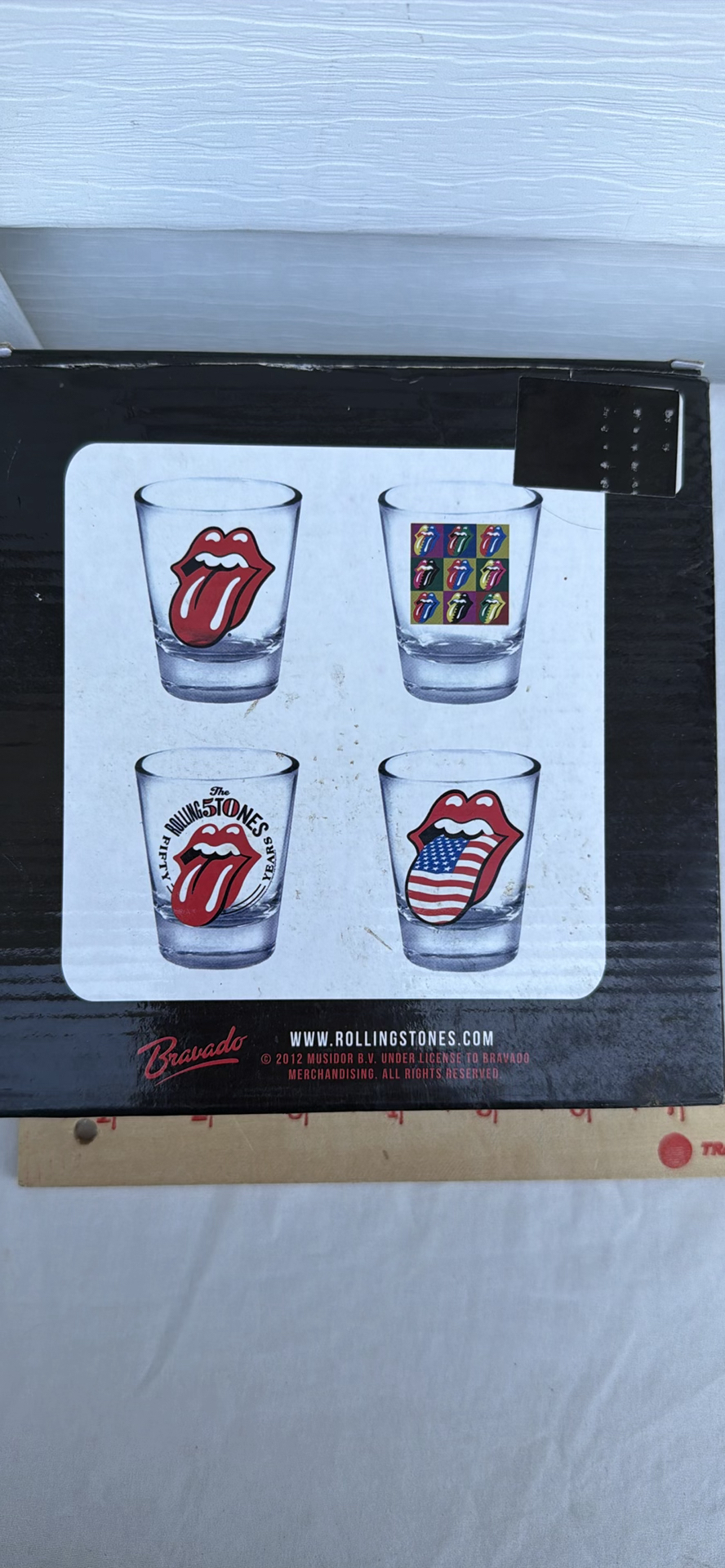 The Rolling Stones Four-Piece Shot Glass Set - image 1 of 6