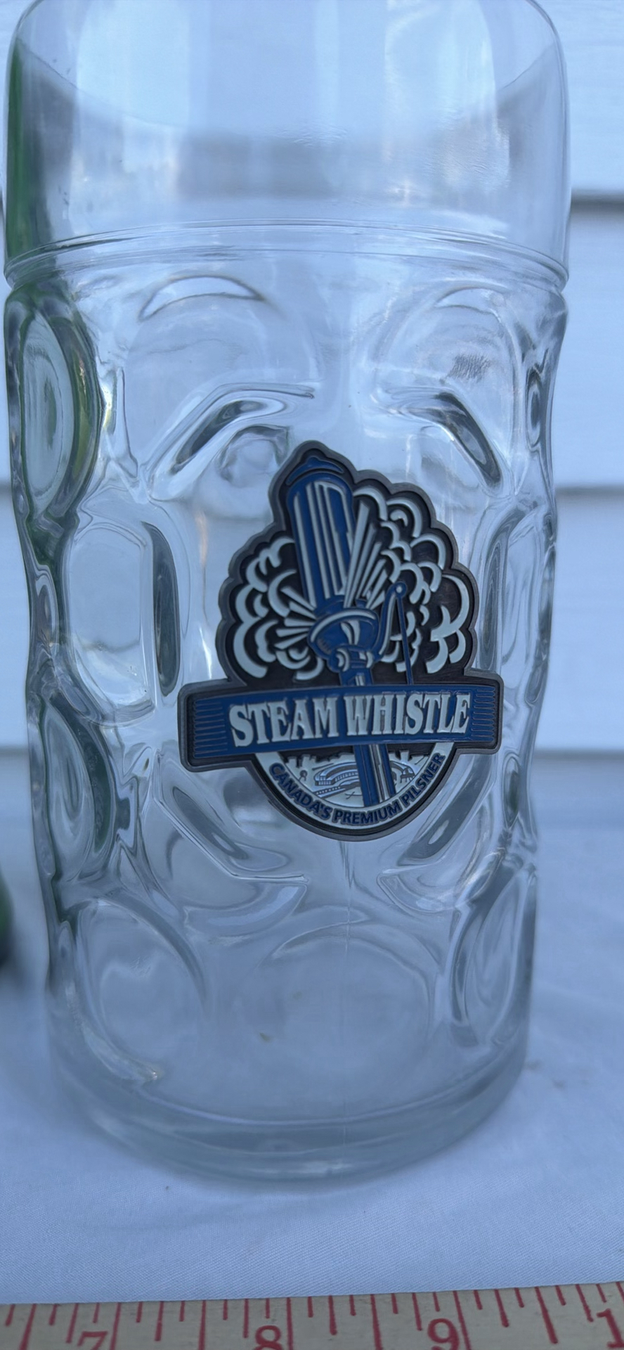 Stella Artois Bottle and Large Steam Whistle Glass Beer Mug - image 1 of 7