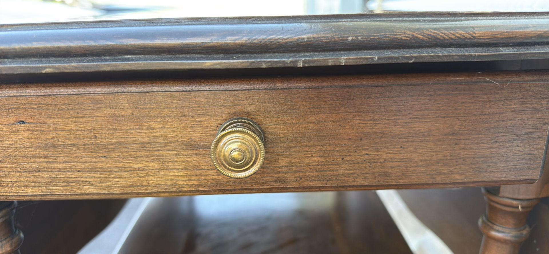 Vintage Pennsylvania House Wooden Drop-Leaf Serving Cart with Wheels - image 8 of 18