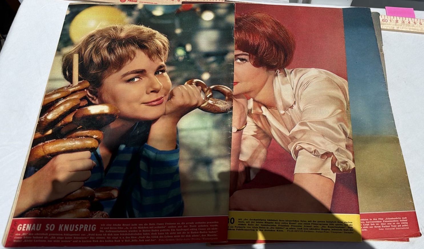 Vintage 1959 Film Revue German Magazines - Lot Of 4 - image 5 of 16