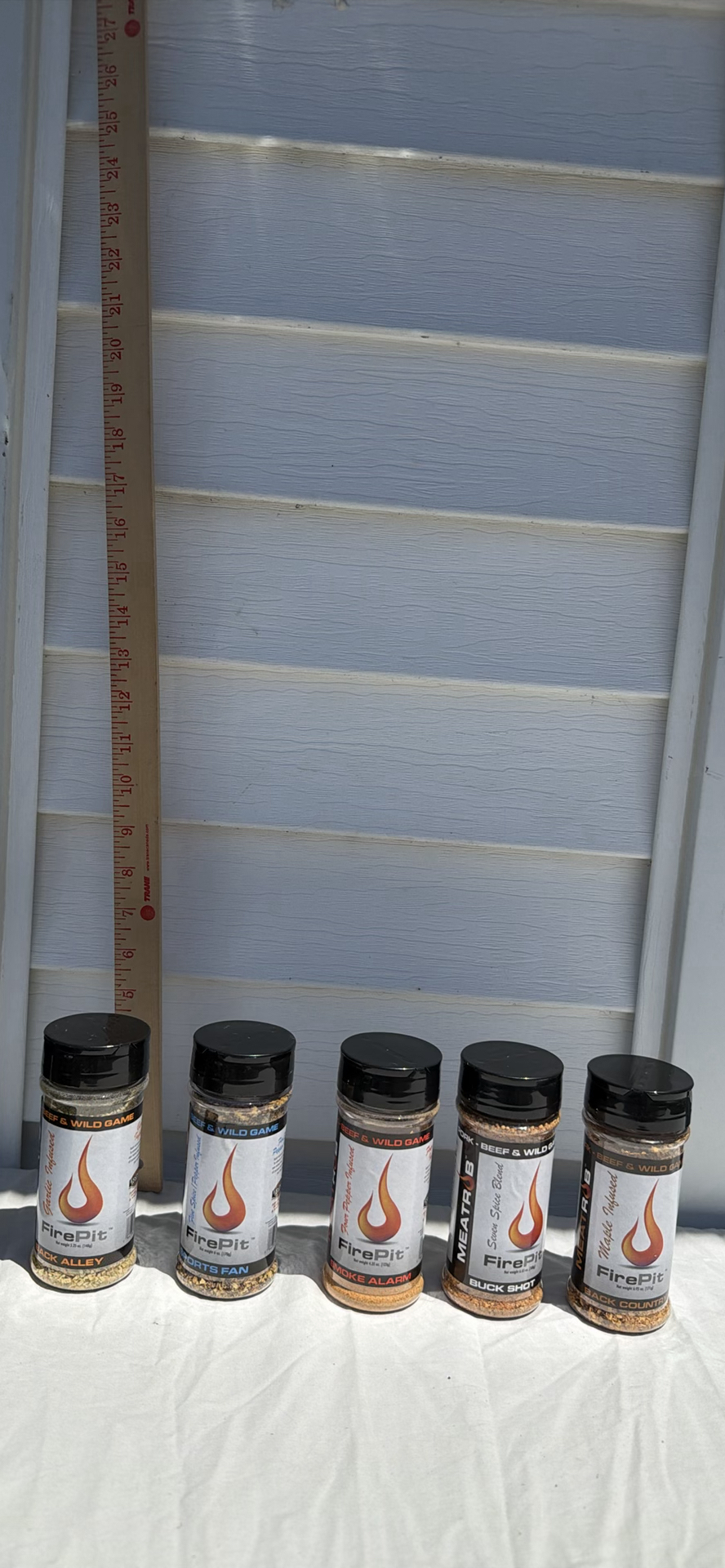 NEW Sealed (5) FirePit Spice Seasoning Bottles - image 2 of 4
