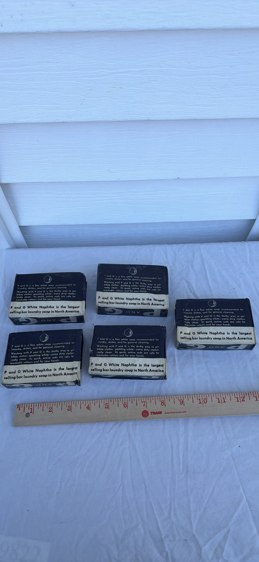 Five Bars of Vintage P and G The White Naphtha Soap - image 3 of 5